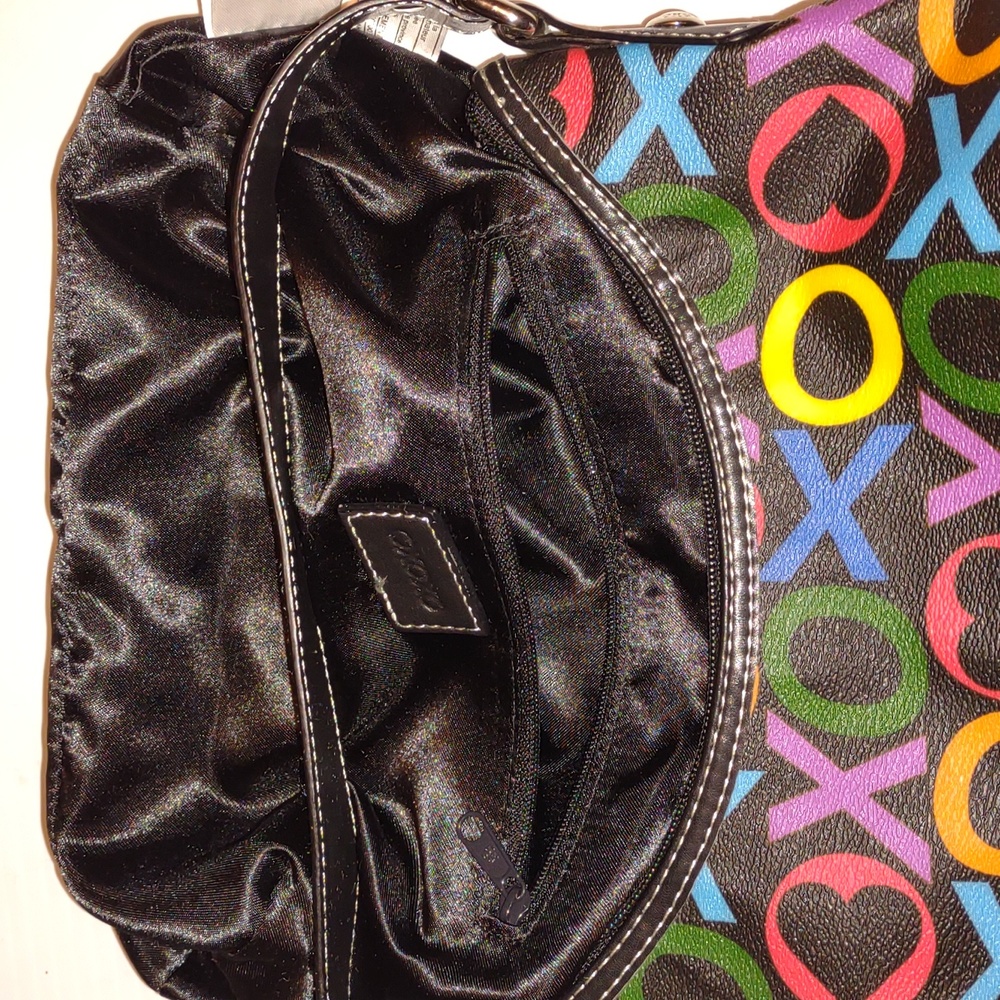 ♥️🌀🤸VINTAGE Y2K XOXO Accessories Rainbow Logo Purse - Picture 8 of 15